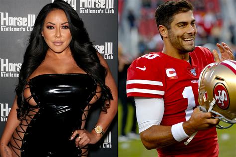 jimmy garoppolo porn star girlfriend|NFL star gets rave reviews after porn star date